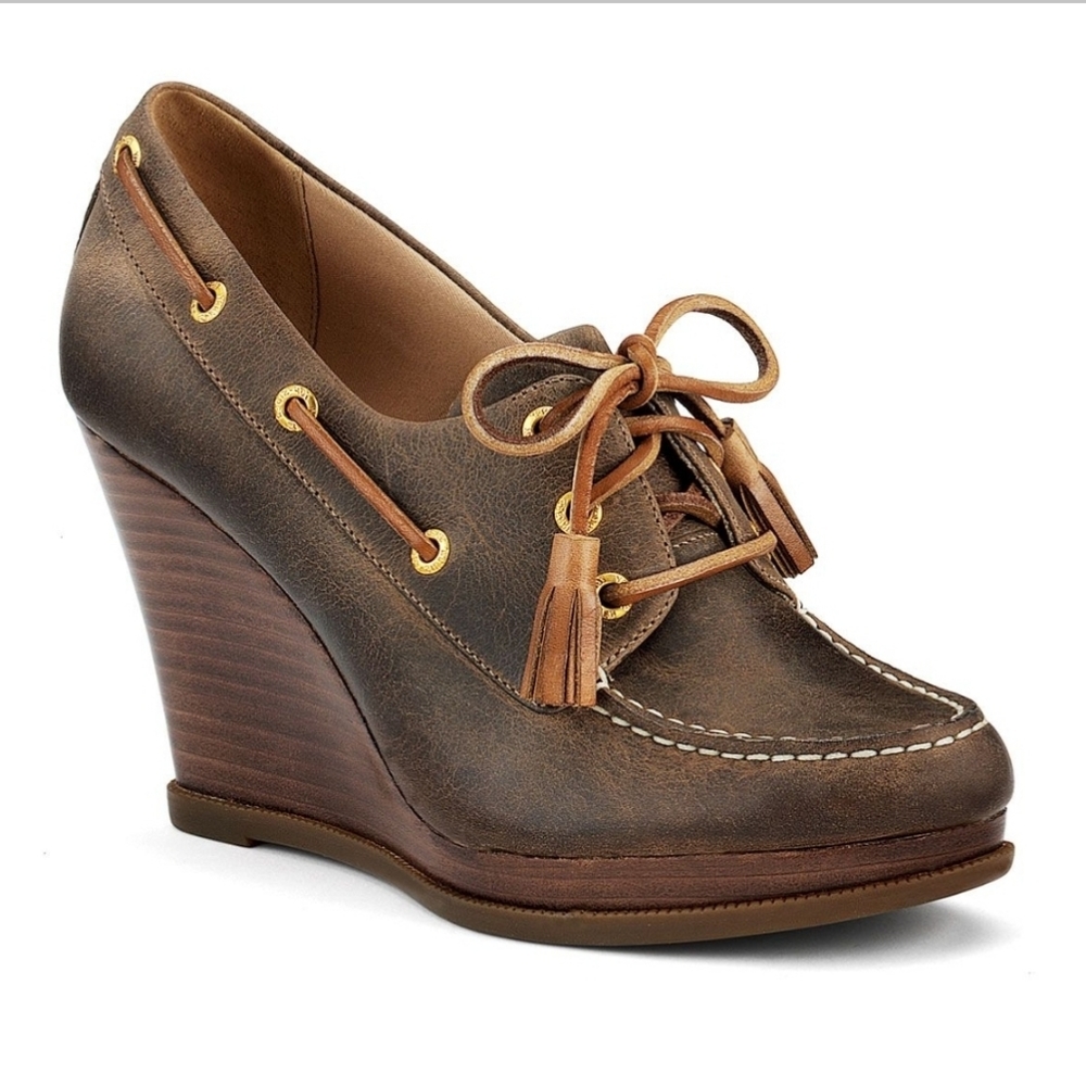 Sperry Seaborn Lace -Up Wedges